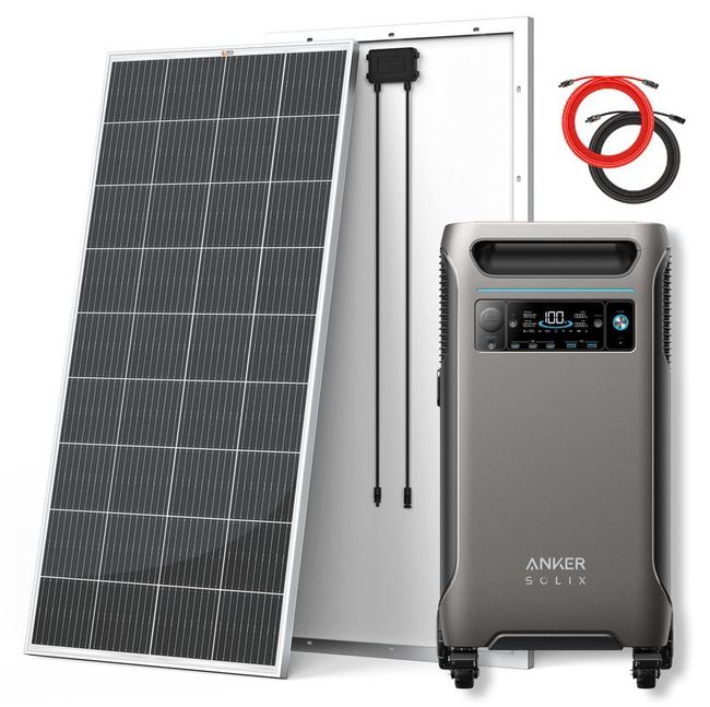 Anker SOLIX F3800 Solar Generator - 3840Wh - With 2x 200W Rich Solar Panels
