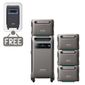 Anker SOLIX F3800 Portable Power Station with 4x Expansion Batteries - 19.20 KWh - Includes FREE Protective Cover
