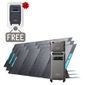 Anker SOLIX F3800 Portable Power Station with Expansion Battery and 3x 400W Foldable Solar Panels - 7680 Watt Hours - Includes FREE Protective Cover