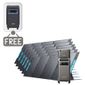 Anker SOLIX F3800 Portable Power Station with Expansion Battery and 6x 400W Foldable Solar Panels - 7680 Watt Hours - Includes FREE Protective Cover
