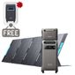 Anker SOLIX F3800 Portable Power Station with Expansion Battery and 400W Foldable Solar Panel - 7680 Watt Hours - Includes FREE Protective Cover