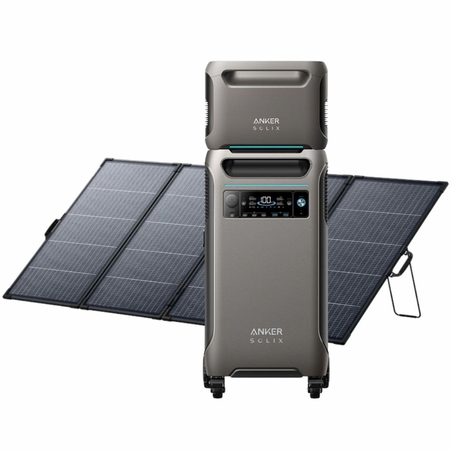 Anker SOLIX F3800 Portable Power Station with Expansion Battery