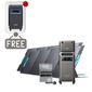 Anker SOLIX F3800 Portable Power Station with Expansion Battery, 2x 400W Foldable Solar Panels and Transfer Switch - 7680 Watt Hours - Includes FREE Protective Cover