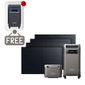 Anker SOLIX F3800 Solar Generator with Expansion Battery and 4x 410W Rigid Solar Panels - 7680 Watt Hours - Includes FREE Protective Cover