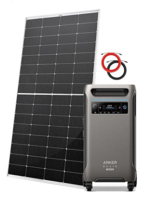 Anker SOLIX F3800 Plus Solar Generator - 3840Wh - With Free 250W Rich Solar Panel
