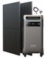 Anker SOLIX F3800 Solar Generator - 3840Wh - With 2x 400W EcoFlow Rigid Solar Panels and FREE Protective Cover