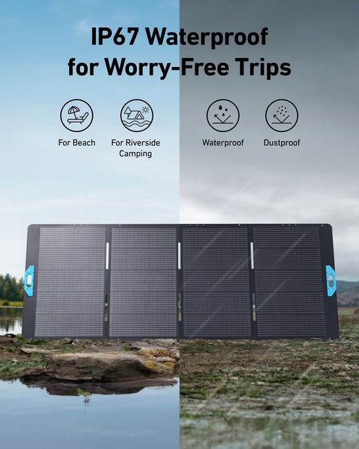 【最終値下げ2.9】Anker Solix PS400 Anker SOLIX PS400 Portable Solar Panel (A24371A1)