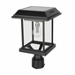 Gama Sonic Aspen II LED Solar Post Light with 3 Inch Fitter