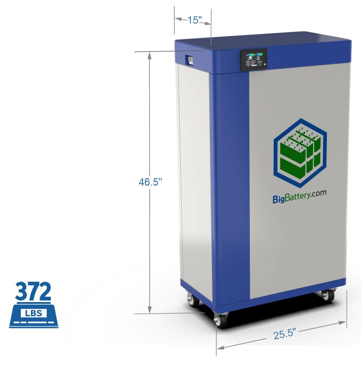 Big Battery 48V KONG Elite Max LiFePO4 372Ah 19kWh