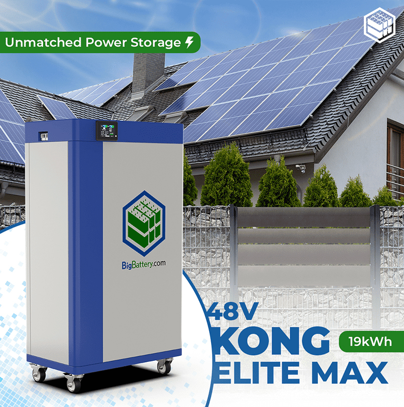 Big Battery 48V KONG Elite Max LiFePO4 372Ah 19kWh