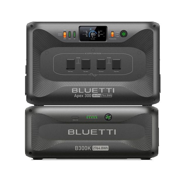Bluetti Apex 300 Portable Power Station with B300K Expansion Battery