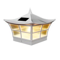 Classy Caps Ambience Solar Post Cap Light for 4 x 4 or 5 x 5 Posts - 4 Pack