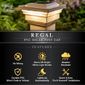 Classy Caps Regal Tan Solar Post Cap for 4x4 Posts