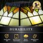 Classy Caps Wellington Solar Post Cap Light Tiffany Style - 4 Pack