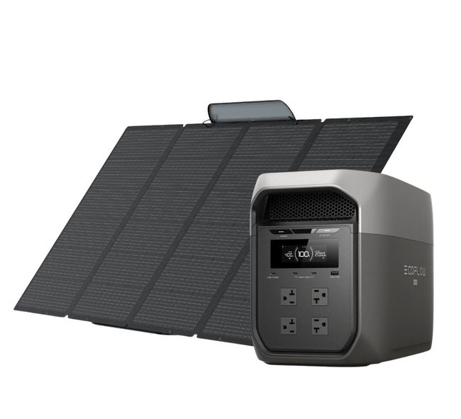 Ecoflow Delta 3 Max Powerstation with 400W Solar Panel