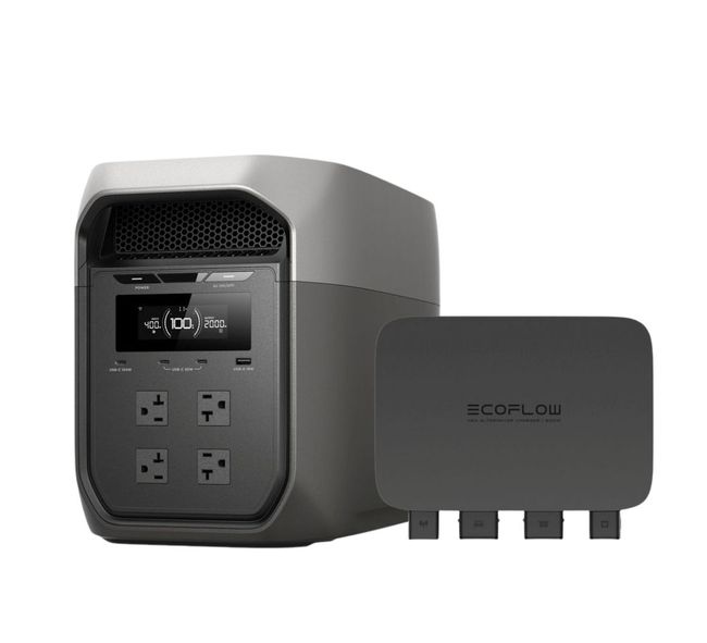 Ecoflow Delta 3 Max Powerstation with 500W Alternator Charger