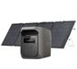 Ecoflow Delta 3 Max Black Powerstation with 220W Bifacial Portable Solar Panel