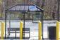 Earthtech Products Solar Bus Stop Lighting Kit - 1 Light (1,264 Lumens), 100W Solar Panel, 55 Ah Battery - Zone 3
