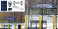 Earthtech Products Solar Bus Stop Lighting Kit - 1 Light (1,264 Lumens), 100W Solar Panel, 55 Ah Battery - Zone 3