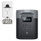 EcoFlow Delta 2 Max Portable Power Station - Includes a FREE EcoFlow Solar Power Hat - 12W