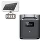 EcoFlow Delta 2 Max Portable Smart Expansion Battery - Includes FREE EcoFlow 45W Portable Solar Panel - Type C Connection