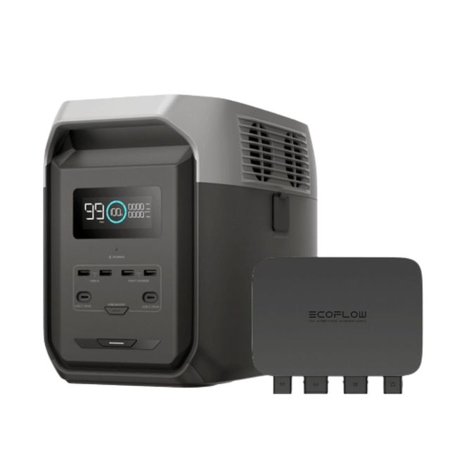 EcoFlow Delta 3 1500 Portable Power Station and 500W Alternator Charger Kit