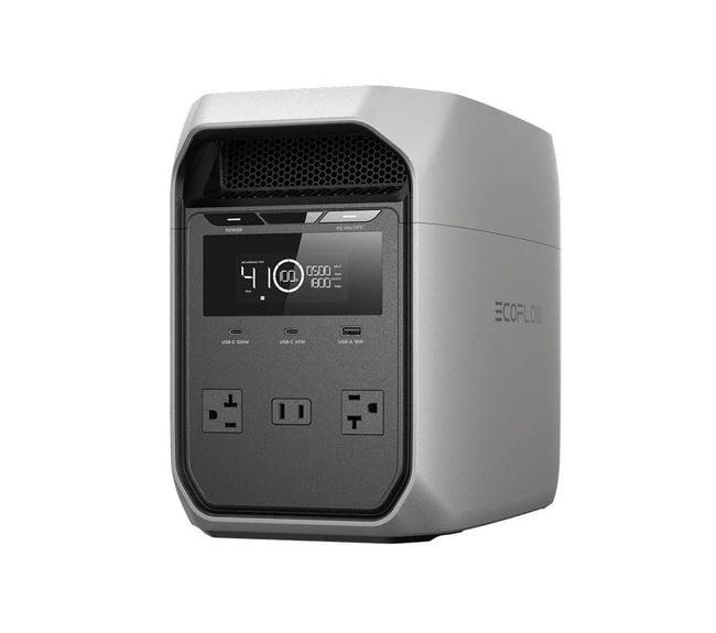 EcoFlow Delta 3 Classic Portable Powerstation with Wave 3 Portable Air  Conditioner and Heater