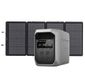 EcoFlow Delta 3 Max Plus Portable Powerstation with 220W Bifacial Solar Panel