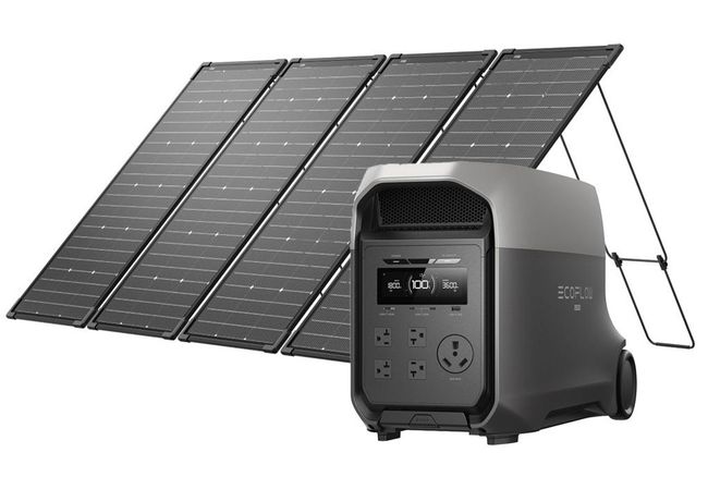 EcoFlow Delta 3 Ultra Portable Powerstation with 500W Solar Panel