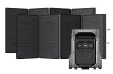 EcoFlow Delta Pro 3 Solar Generator Kit - With 400 Watt Foldable