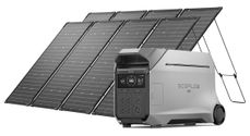 EcoFlow Delta Pro 3 Portable Solar Generator - With 2 Sets of 4x 125W  Bifacial Solar Panel -