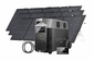 EcoFlow Delta Pro Portable 660W Solar Generator Bundle - With Free Remote and MC4 Extension Cable