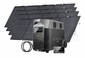 EcoFlow Delta Pro Portable 880W Solar Generator Bundle - With Free Remote and MC4 Extension Cable