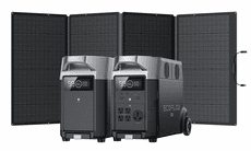EcoFlow Delta Pro Power Station & Expansion Battery Kit with