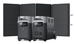 EcoFlow Delta Pro Power Station & Expansion Battery Kit with 400 Watt Solar Panel