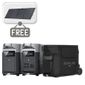 EcoFlow Delta Pro Portable Power Station & Delta Pro Expansion Battery Kit - 7200 Watt Hours - Free Waterproof Bag - Includes a FREE EcoFlow 220W Bifacial Portable Solar Panel