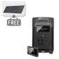 EcoFlow Delta Pro Portable Power Station with Remote Control - Includes a FREE EcoFlow 220W Bifacial Portable Solar Panel