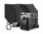 EcoFlow Delta Pro Portable Solar Generator Kit - With 1600 Watts of Solar - Free Remote Control and Extension Cable Included