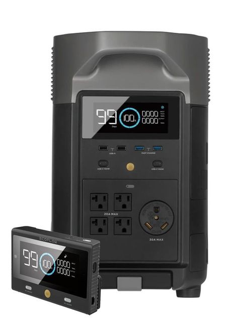 EcoFlow Delta Pro Portable Power Station with Remote Control
