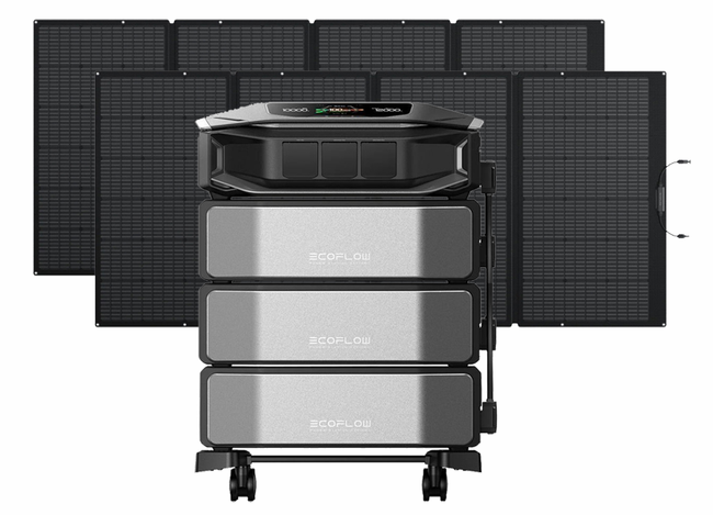 EcoFlow Delta Pro Ultra X Powerstation with 3x Ultra X Expansion Batteries & 2 Free 400W Solar Panels