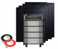 Ecoflow Delta Pro Ultra Powerstation & Battery Expansion - 24.5 kWh storage - with 8x 440W Rigid Anker Solar Panels