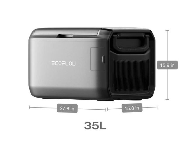 EcoFlow Glacier Classic Portable Fridge Freezer (35L) with Plug-in