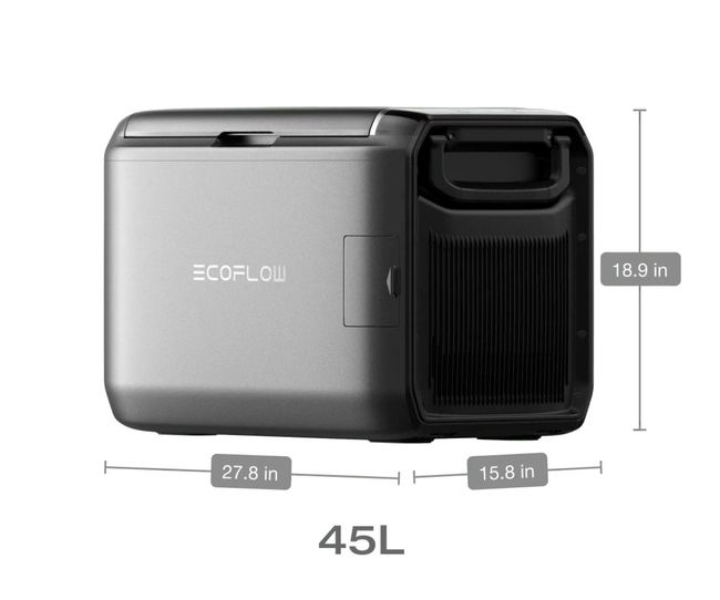 EcoFlow Glacier Classic Portable Fridge Freezer (45L) with Plug-in