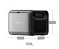 EcoFlow Glacier Classic Portable Fridge Freezer (55L) with Plug-in Battery and 60W Portable Solar Panel
