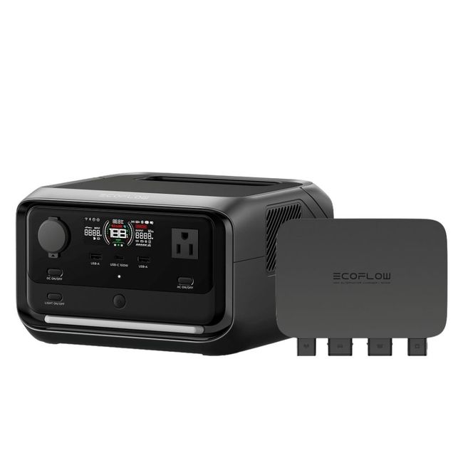 Ecoflow River 3 Plus Portable Power Station - Includes 500W Alternator Charger