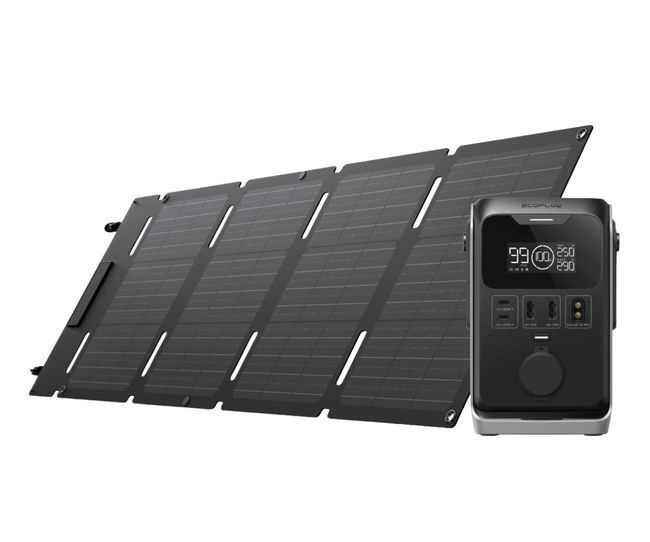 EcoFlow Trail 300 DC Portable Solar Generator - 288Wh with 45W Portable Solar Panel