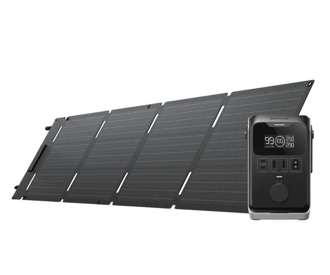 EcoFlow Trail 300 DC Portable Solar Generator - 288Wh with 60W Portable Solar Panel