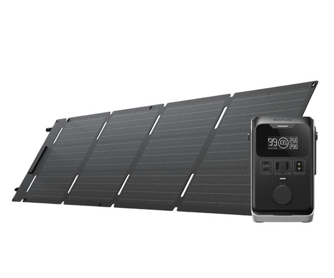 EcoFlow Trail 300 DC Portable Power Station - 288Wh with 60W Portable Solar Panel