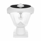 Gama Sonic Haven Outdoor Solar LED Light - Wall, Pier and 3 inch Fitter Mount in White