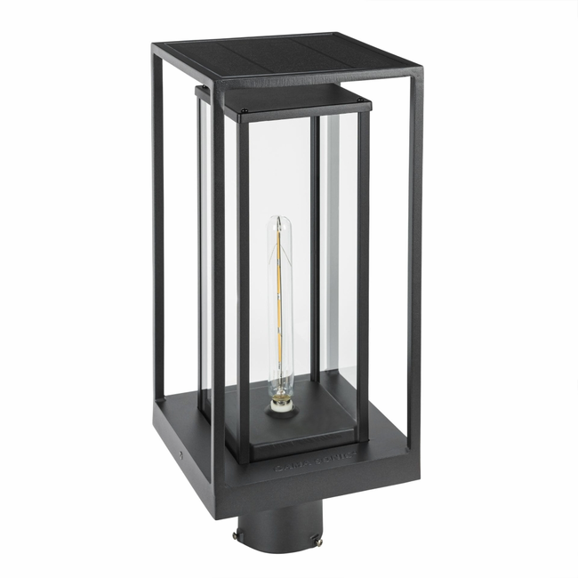 Gama Sonic NovaEdge Solar Post Accent Light - Edison Style LED for 3 Inch Poles